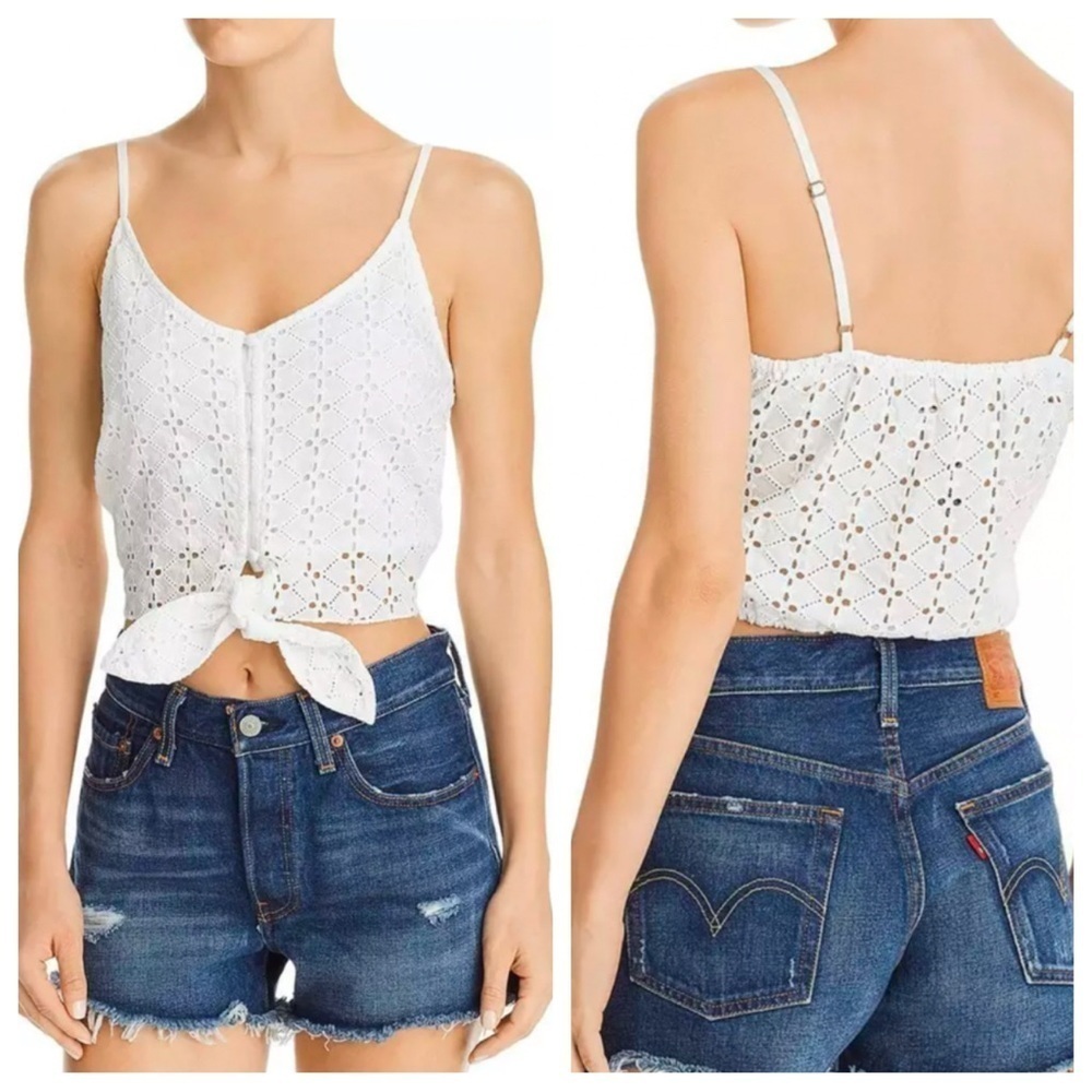 White crop top